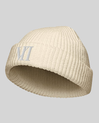 VII Fisherman Beanie Ecru / White