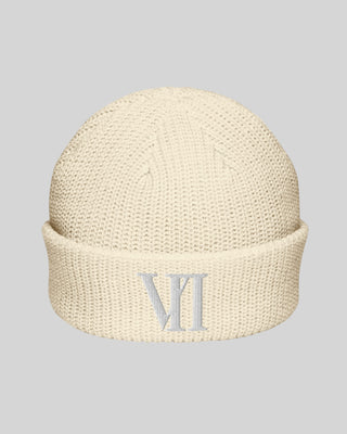 VII Fisherman Beanie Ecru / White