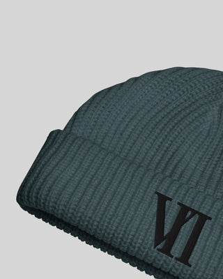 VII Fisherman Beanie Petrol Blue / Black