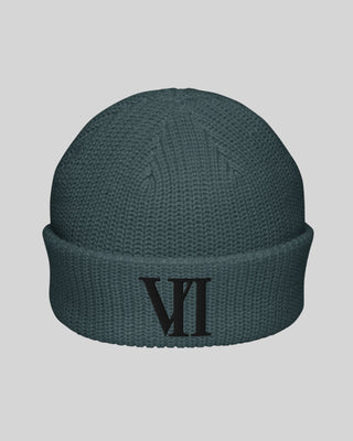 VII Fisherman Beanie Petrol Blue / Black