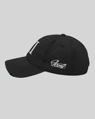 VII Distressed Cap Black / White