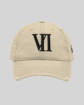 VII Distressed Cap Stone / Black